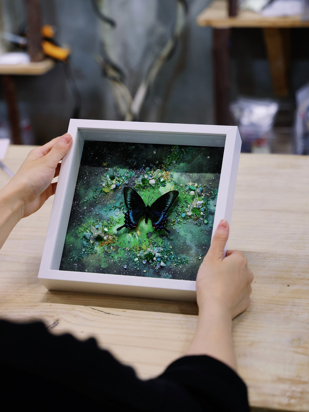 Emerald Forest Study — Papilio bianor